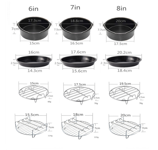 Airfryer Accessoireset – Haal Meer uit je Airfryer met Deze Complete Set