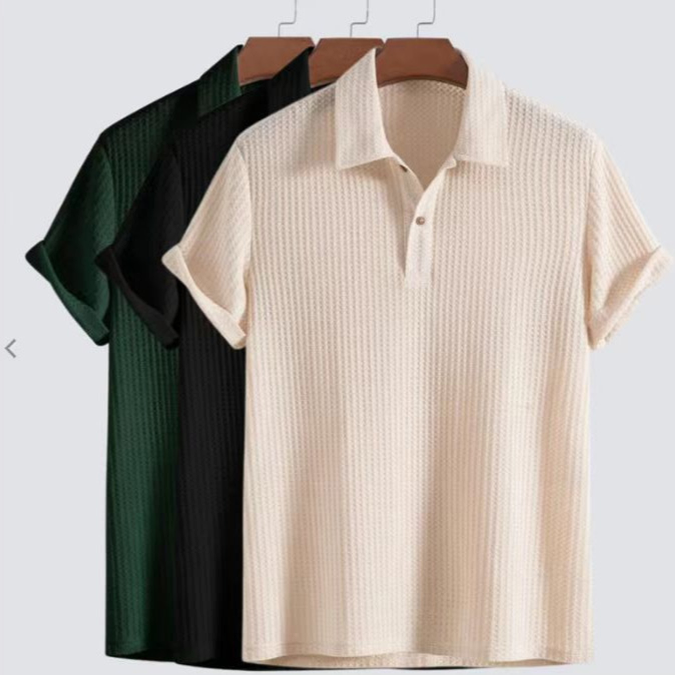 Luchtig Heren Poloshirt met Knopen – Ideaal voor de Zomer