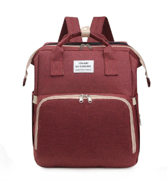 Multifunctionele Luierrugzak met Babynest en USB-oplaadpunt