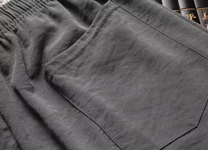 Linnen Dames Set met Lange Mouwen en Oosterse Look