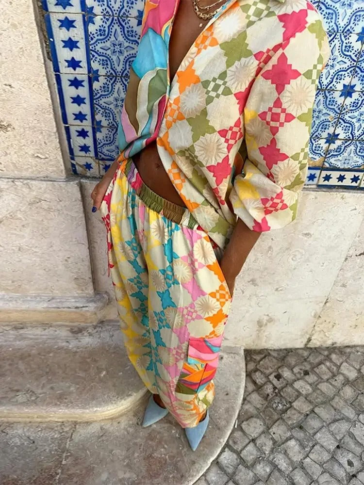 Tropische Dames Zomerset met Jurk