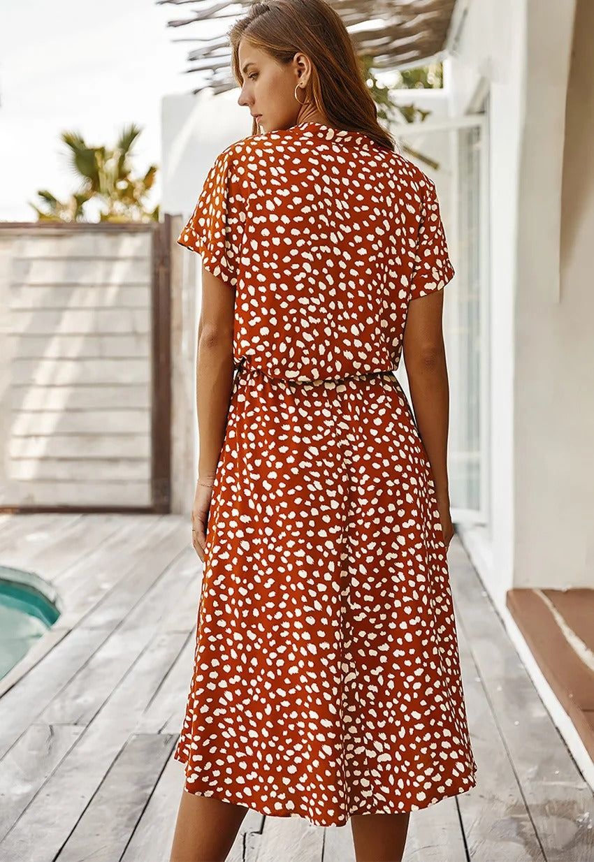 Breezy Printed Summer Dress – Comfortable & Stylish