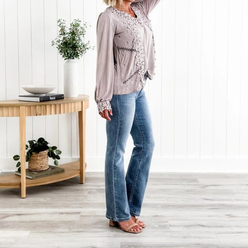 Dames jeans met buikcontrole en stretch