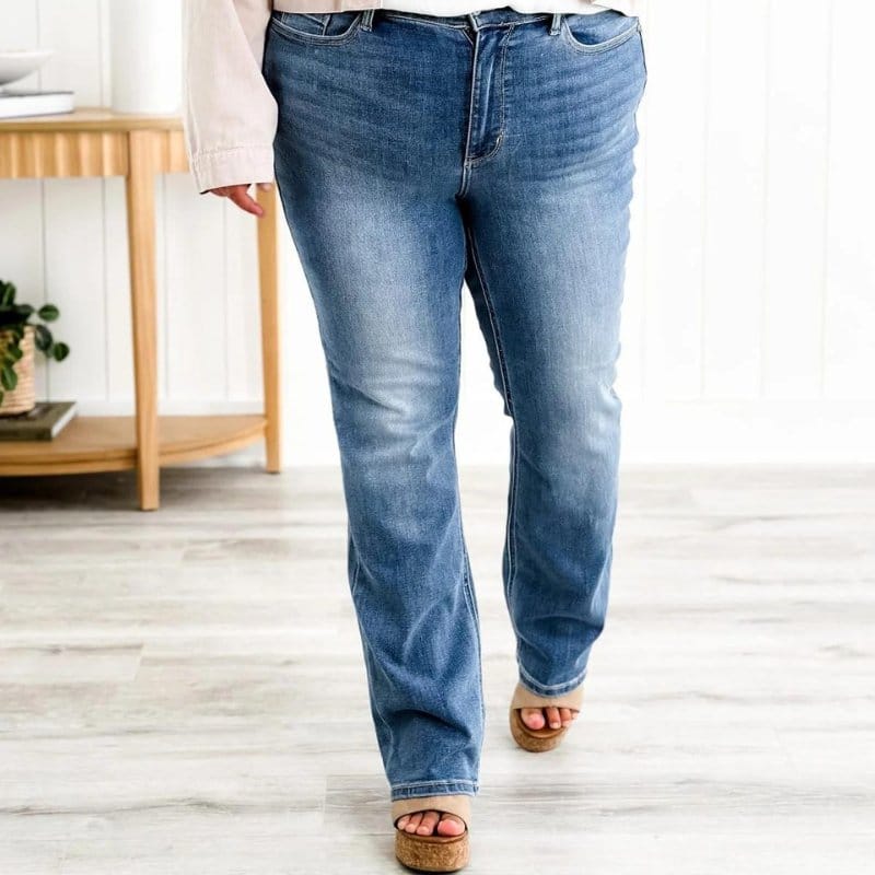 Dames jeans met buikcontrole en stretch