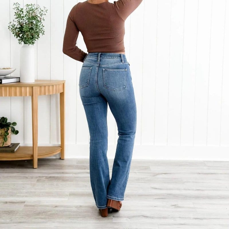 Dames jeans met buikcontrole en stretch