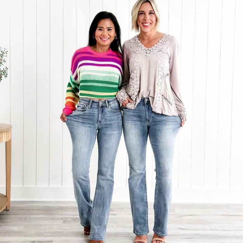 Dames jeans met buikcontrole en stretch