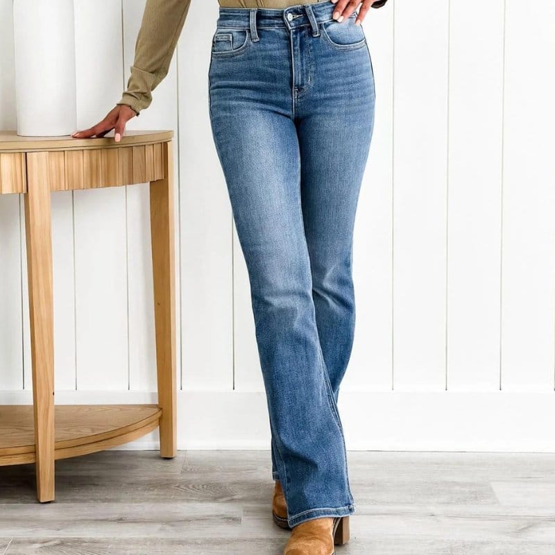Dames jeans met buikcontrole en stretch