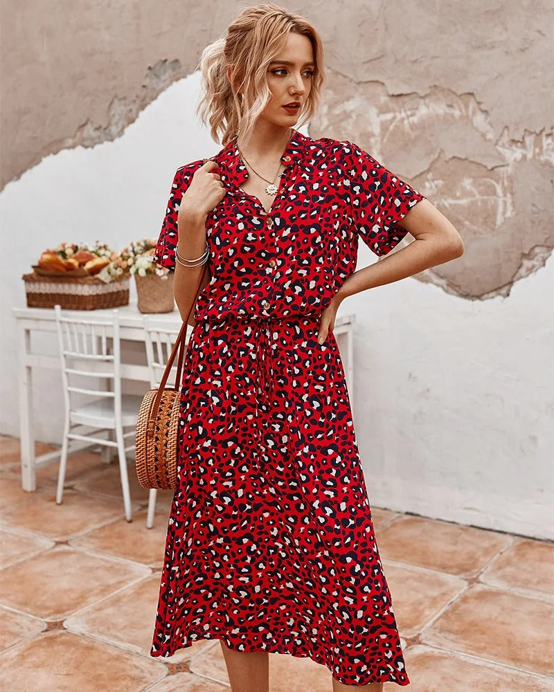 Breezy Printed Summer Dress – Comfortable & Stylish