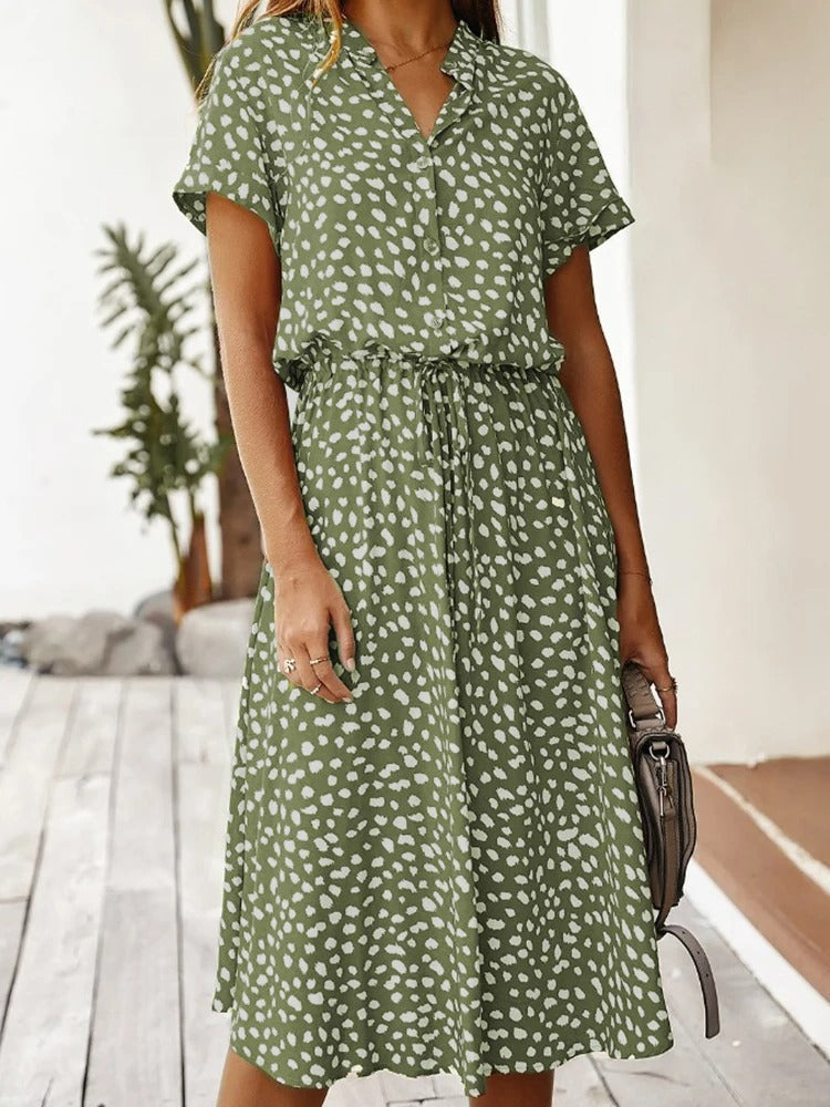 Breezy Printed Summer Dress – Comfortable & Stylish