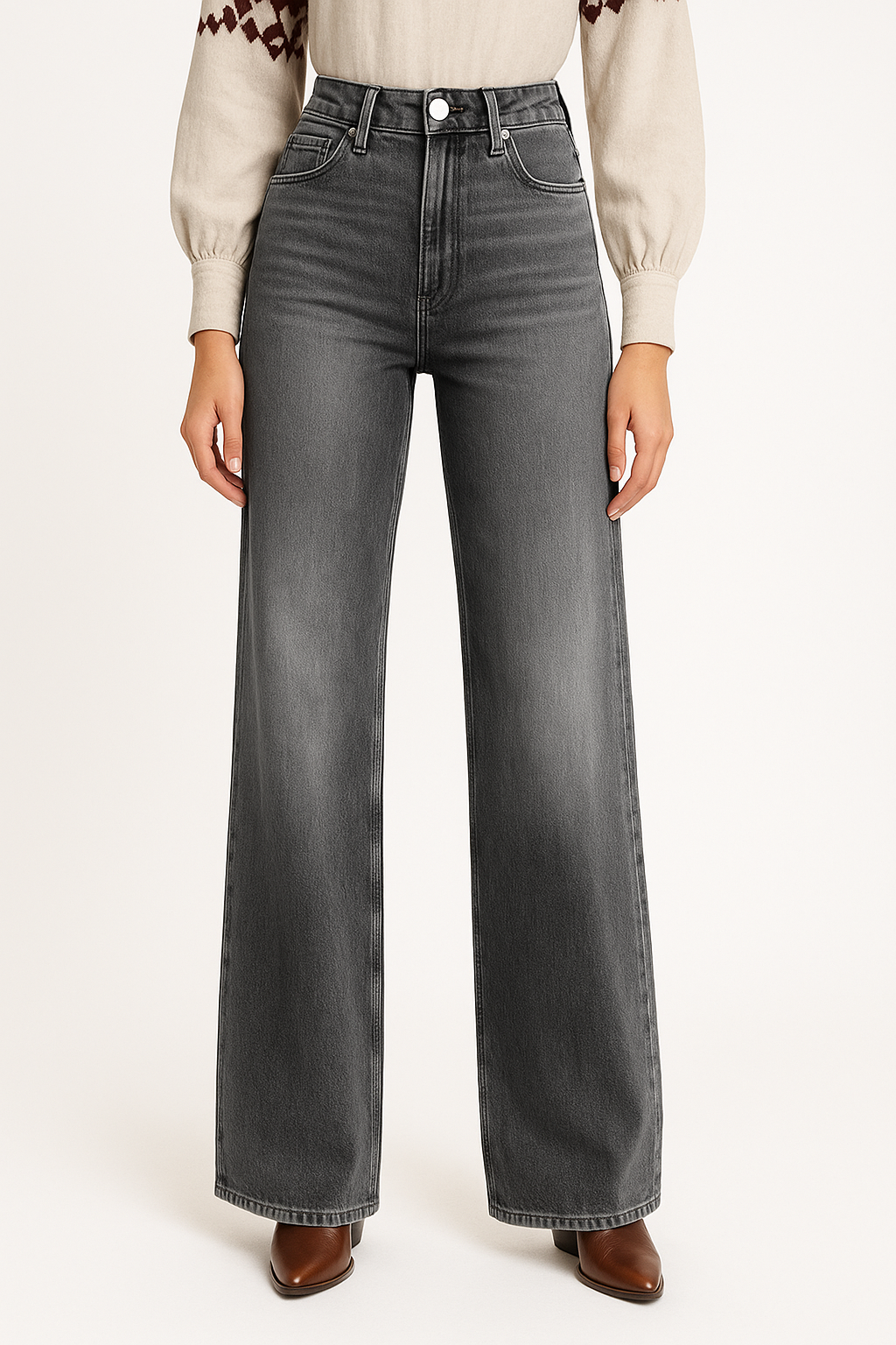 Luchtige Wide Leg Damesjeans – Comfort & Stijl