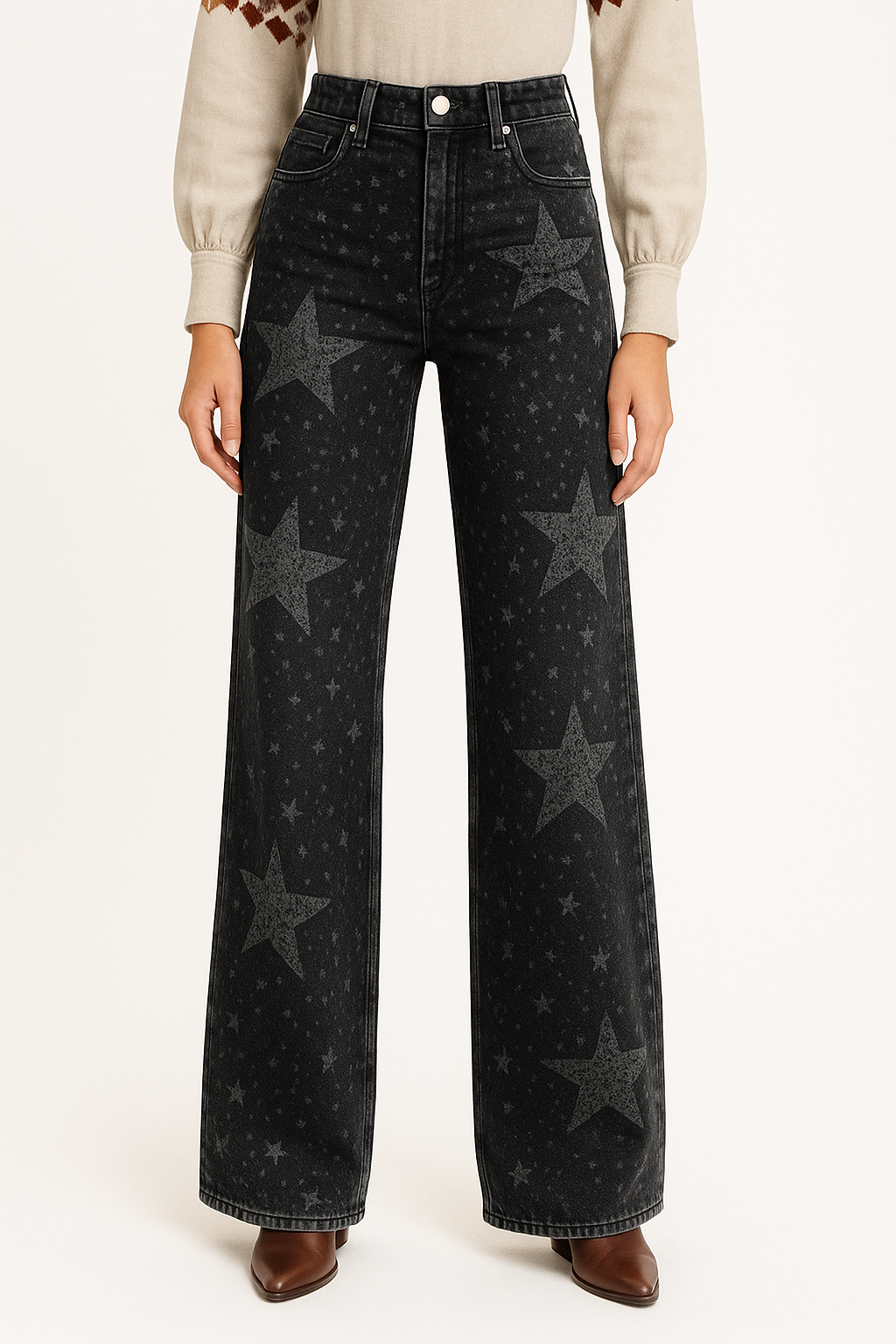 Luchtige Wide Leg Damesjeans – Comfort & Stijl