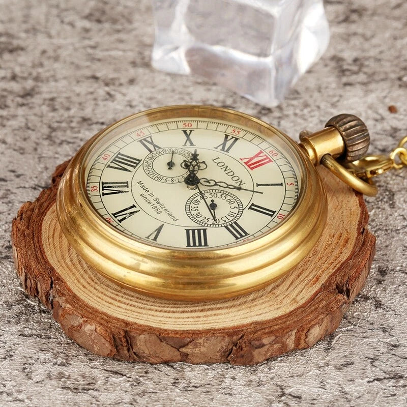 Vintage zakhorloge voor heren – mechanisch met open gezicht