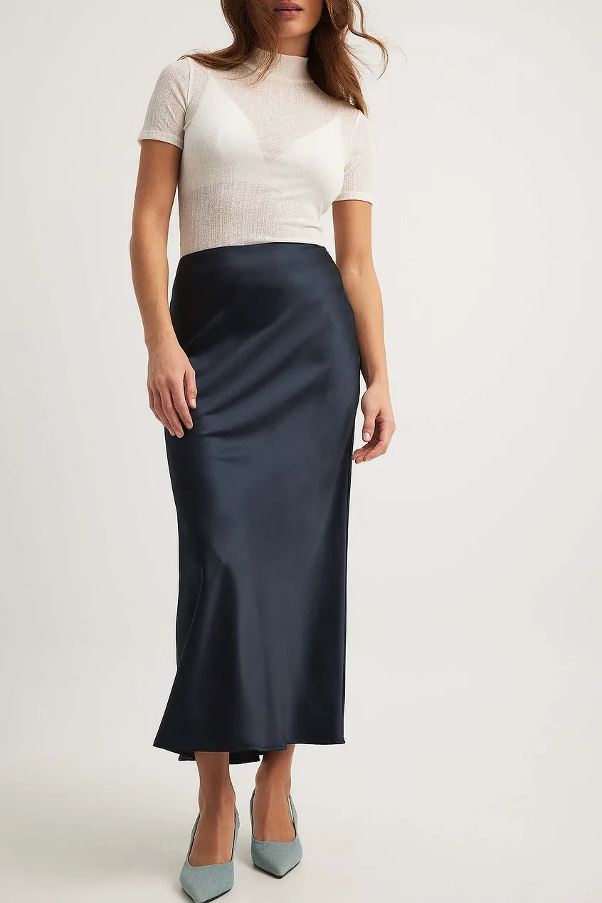 Satijnen Midirok Dames – Tijdloze Elegantie en Comfort