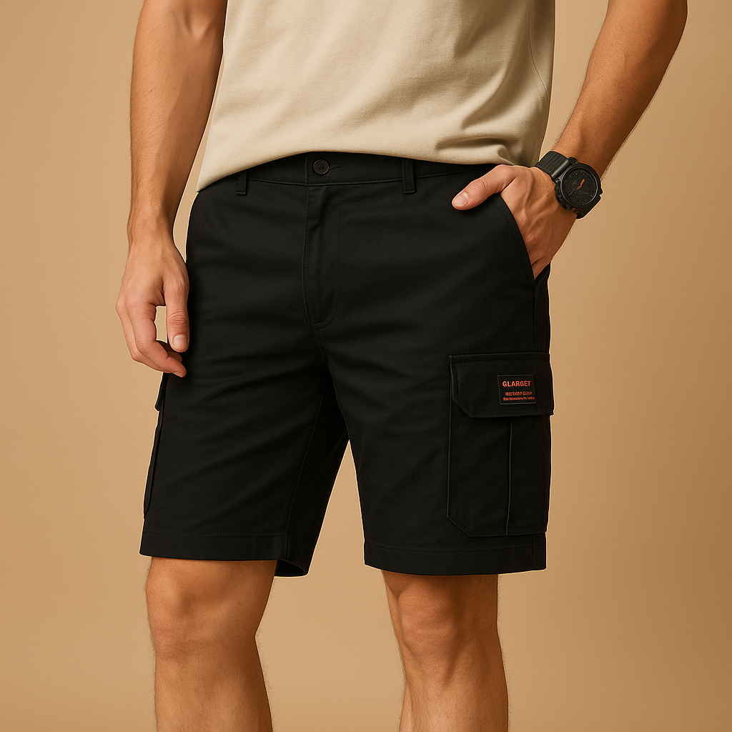 Sneldrogende Cargo Shorts voor Heren met Veelzijdige Zakken