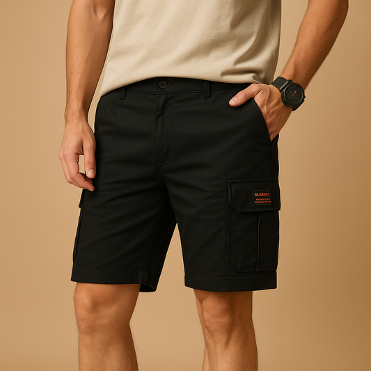 Sneldrogende Cargo Shorts voor Heren met Veelzijdige Zakken