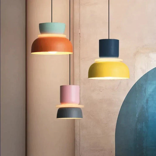 Scandinavische Hanglamp in Pasteltinten